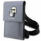 KARL LAGERFELD Tasche KLWBSAKCPMG Silber Saffiano Karl & Choupette