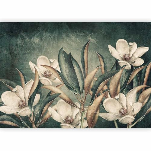 murando PREMIUM Carta da parati Floreale Tropicale 400x280 cm Fotomurali in TNT Murale alla moda Decorazione da Muro XXL Poster Gigante Design Carta per pareti Fiori Aspetto concreto b-C-10176-a-c