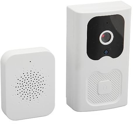 Kabellose Video-Türklingel, HD 2-Wege-, Nachtsicht, LCD-, Video-Türsprechanlage, WLAN-Verbindung, App-Steuerung, Intelligente Kabellose Türklingel