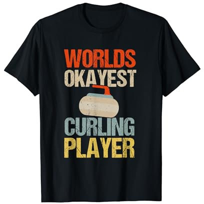 Curling Spieler Wintersport Grafikdesign - Curling T-Shirt