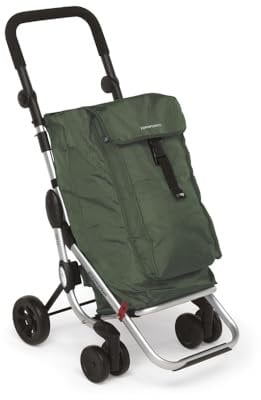 Foppapedretti Go Up Chariot, Panier à Courses, Olive