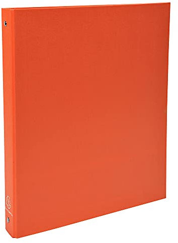 Exacompta - Ref.51374SE - Karton mit 20 starren Ordnern aus PP - 4 runde Ringe Durchmesser 30 mm - Rücken 40 mm - Außenmaße 32 x 26 cm - Format A4 - Farbe: Orange
