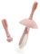 minkissy 1 Set Pinguin-Zahnbürste für Kinder, rosa Schaber, Saugnapf