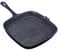 WBDHEHHD Kochtopf, Bratpfanne, 22/24 cm, Gusseisen, gestreift, dicker Boden, für Zuhause, Kochtopf, Steak, Bratpfanne