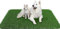 Alfombra de césped artificial para perros, 80 x 100 cm, fuerte absorción, suave, para entrenamiento de mascotas, fácil de limpiar, para perros en interiores y exteriores