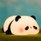 FAMIDUO Liegender Panda Nachtlicht - 3-stufig dimmbare LED Schlafzimmerlampe aus Silikon, niedliche Tierform für Babys & Kinder Geschenk