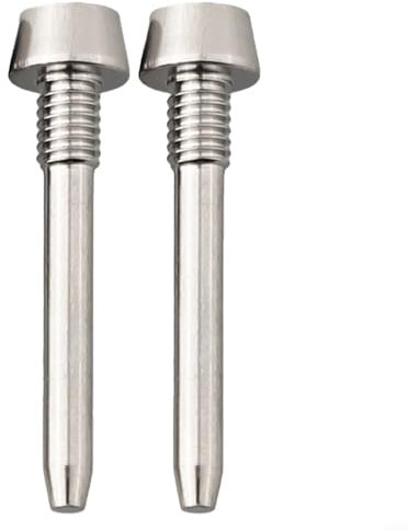 4 perni di fissaggio per pastiglie del freno della bicicletta, bulloni in titanio per freno a disco della bicicletta, inserti filettati per asse del perno del freno a disco (titanio)