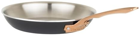 Viking Poêle à frire 3 plis noire et cuivre 25,4 cm