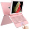 TQQ Keyboard Case for iPad 9th Generation with Multi-Touch Precision Trackpad, 10 Color Backlight, 360° Rotatable, Thin & Light, Compatible with iPad 9th Gen (2021), 8th Gen (2020) and 7th Gen (2019)