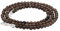 Lebensquelle Plus Edelstein Kugelkette + 925 Silber Verschluss | Ø 4mm Kugeln Karabinerverschluss 45cm lang | Hochwertige Kette (Rauchquarz)
