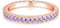 Lisandra Scott 925 Silber Ring mit Lila Kristallen in Rosegold – Damenring mit Funkelnden Amethyst Zirkonia Steinen, Schmuck in Juwelierqualität, Statement Fingerring Stapelbar (Rosegold, 62)