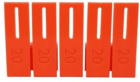 5 Pack 20mm Scribe Tool Woodworking & Carpentry H U Shaped Jigs for Scribing, Carpenters Make Life Easy When Installing Fillers, Panels & More