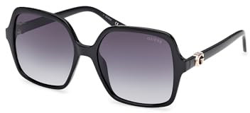 GUESS Occhiali da Sole GU00190 01B shiny black 57/17/140 Donna