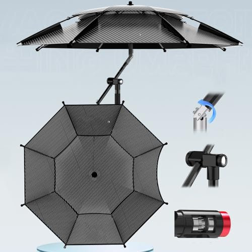 ZYXQQJ Ombrellone da Esterno 200cm Ombrellone da Spiaggia Portatile Antivento Ombrellone da Pesca, Ultra Leggero, Inclinabile(220cm/7.2ft)