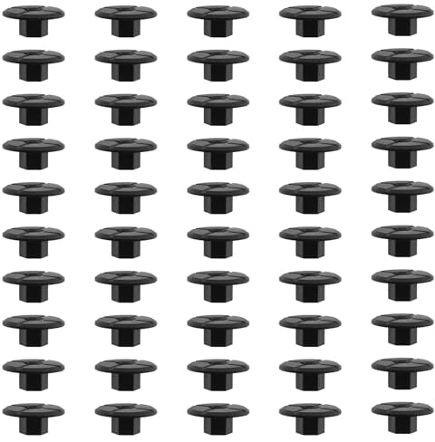 50 Pcs Kunststoffmutter Radhaus,Karosserieschrauben,Verkleidungsschrauben,Auto Befestigungs Clips für Radhaus Schutz Verkleidung,Kunststoff Mutter Kompatibel mit Mercedes W201 W124 Benz BMW 2019900050