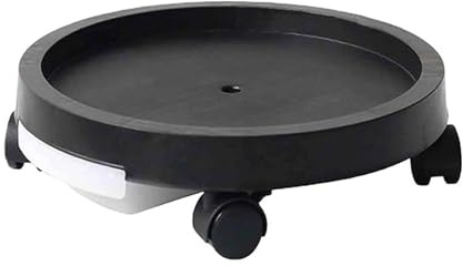 BCJMKDX Colliers. with Universal Wheels Planter Caddy Storage Planter Tray High Bearing for Garden Indoor Office Gifts(Black)