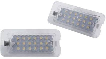 MOMOHCHGBT Number Plate Light For Fiat 500 500C 312 For Abarth 595 695 2007+ Rear Lamp 2x LED License Number Plate Light