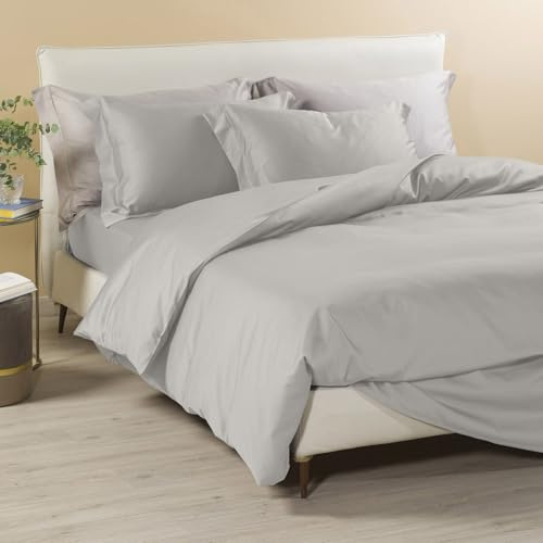 Caleffi Bettwäsche Set 4teilig aus 100% Baumwolle – Weiches und Elegantes Duvet Cover, Waschbar & Pflegeleicht Bettbezug, Bettwaren & Bettwäsche -