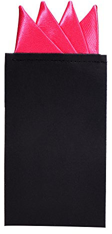 DonDon homme Pochette de costume pliée pour look parfait - Rose