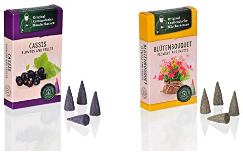 Crottendorfer 2er Set19 - Blütenbouquet, Cassis