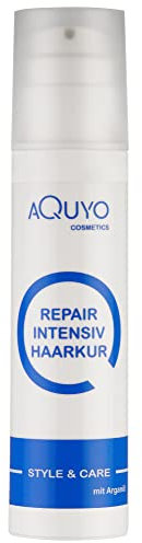 Haarkur mit Arganöl und Mandelöl für sehr trockenes, geschädigtes und strapaziertes Haar (200ml) | Intensivkur für die Haare, Haarmaske ohne Silikone und Parabene