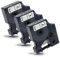 Labelwell 3x 45010 Transparent Kompatibel Labelpoint 250 150 100 Etikettenband Ersatz für Dynmo 45010 S0720500 12mm x 7m für Dynmo LabelManager 160 PNP 210D 360D 280 420P 500TS Labelwriter 450 Duo