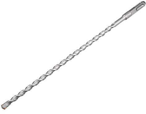 sourcing map Masonry Drill Bit 10mm x 350mm Carbide Tipped Rotary Hammer Bit 9mm Square Shank for Impact Drill