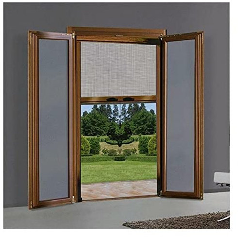 ZANZARIERA A RULLO VERTICALE PER PORTA/FINESTRA cm 140 x 250 - marrone ral 8014
