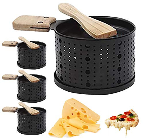 STRIR Une Raclette à la Bougie, Appareil a Raclette avec Spatule Bois Inclues, Faites Fondre Votre Fromage en 3 Minutes, Devant la télé ou même en Pique Nique