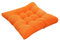 FeiliandaJJ Stuhlkissen mit Bänder, 35x35cm, Sitzauflage Bequemes Sitzkissen für Gartenstuhl Büro Boden Balkon Chair Cushion (Orange, One Size)
