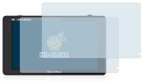 BROTECT Protector Pantalla para Feelworld LUT6 6 Protector Transparente (2 Unidades) Anti-Huellas