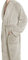 Jolie Firenze Vestaglia Unisex Pile Effetto Cachemire Morbida e Calda - Beige, L