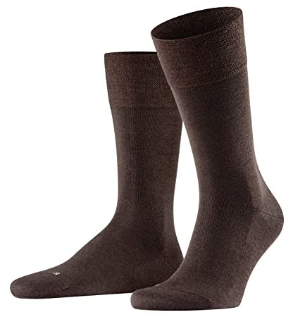 FALKE Herren Sensitive Berlin Socken druckfreier Komfortbund flache Naht gegen Druckstellen komfortabel Diabetiker atmungsaktiv nachhaltige klimaregulierende geruchshemmende Wolle Baumwolle 1 Paar
