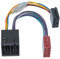 RED WOLF Adaptador de arnés de cable ISO estéreo para radio de coche, 16 pines, conector ISO macho a hembra, compatible con VW Opel Astra F G Corsa B C Fiat Ducato
