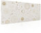 Grand tapis de souris pour gaming motif bohème chic soleil et lune, mystique et magique avec galaxie, étoiles et nuages, avec dos antidérapant en caoutchouc et bords cousus, blanc, taille XL, 90 x 40