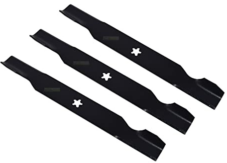 Lot de 3 couteaux de 42 cm compatibles avec Craftsman Murray Poulan McCulloch Electrolux Husqvarna Jonsered / 532173920 532180054 575938201
