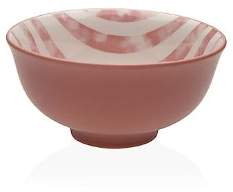 Versa Cuenco Rosa 8,5 x 5 x 8,5 cm Cerámica Porcelana