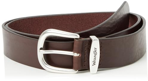 Wrangler - Gürtel Herren - 100% Leder - Easy Belt - Schwarz