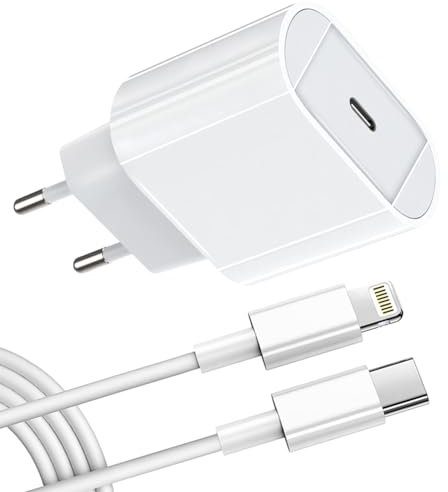 USB C Ladegerät Kompatibel mit iPhone ladekabel – MFi Zertifiziert – Schnellladegerät PD 20W mit Kabel 6FT USB C auf Lightning Typ C für iPhone 14/14 Plus/14 Pro/14 Pro Max/13/12/11/SE/iPad