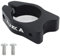 WEEROCK Bike Seat Clamp 31.8mm with Installation Holes for Bicycle Rear Rack Bike Cargo Rack Aluminium Alloy Seat Post Clamps, Black