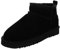 OOG Damen Lederboots mit Teddyfell Echt-Leder warm gefüttert Schnee Boots Winter Boots (Black, EU Schuhgrößensystem, Erwachsene, Damen, Numerisch, M, 37)