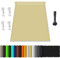Sonnenschutz Netz, Balkonverkleidung mit Seil, Wasserdicht markisenstoff, Quadrat PES Polyester Sonnenschutz, für AußEnbereich,Garten Sand Beige 1.6x1.6M