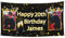 Individuelle Fotocollage, Geburtstagsbanner für Party, groß, personalisierbar, Name, Hintergrund, Banner, Party-Dekoration, personalisierbar, Banner, Geschenke für Vater, Mutter, Tochter, Sohn,