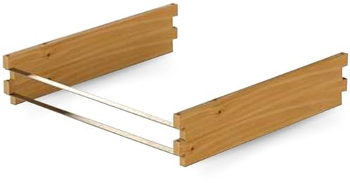 holz4home® Hochbeet Zusatzmodul aus Kieferholz I Erweiterungsmodul zum Beet I 110x110x24 cm I Einfach Anstecken