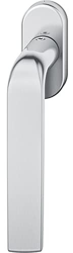 FSB Fenstergriff 34 1267 ovale Rosette, Edelstahl matt