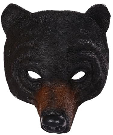Keland Horror Bär Waschbär Maske - Gruselige Tiermaske für Halloween Maskerade (Style-B)