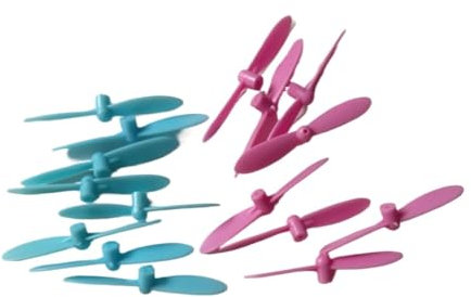 ROXENT 16PCS Ersatzteile 30MM 3CM Klinge PropellerZubehör Propeller Klingen L1231, for CX-10 CX-10A CX-10C RC Drone Drohnen-Quadrocopter(E)