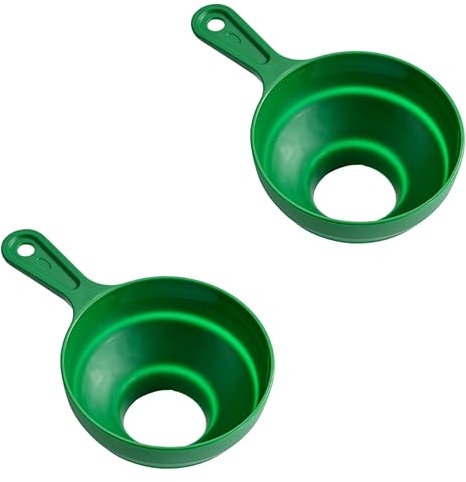 Alipis 2pcs Foldable Telescopic Funnel Folding Funnel Kitchen Funnel for Kitchen Oil Funnel Kitchen Fruit Funnel Cooking Funnel Liquid Transferring Funnel Funnels Foldable Funnel Pp Green