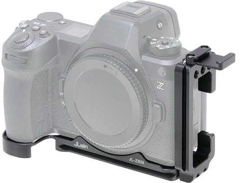FOTGA Schnellwechselplatte L-Winkel Vertikale Quick Release Platte L-Bracket für Nikon Z6III Kamera, Kompatibel mit DJI Ronin RS2/RSC2/RS3/RS3 Pro/RS3 Mini/RS4 Gimbal Stabilisator Arca Swiss Stativ