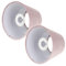 VOSAREA Tisch Lampe 2st Lampenschirm Aus Samt Hängender Lampenschirm Kleine Lampenabdeckung Dekoration Schlafzimmer Tischlampe Table Lamps Kleiner Heller Schirm Dekorative Lampenschirme Samtstoff Rosa